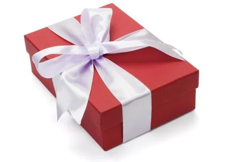 Red giftbox Stock Photos