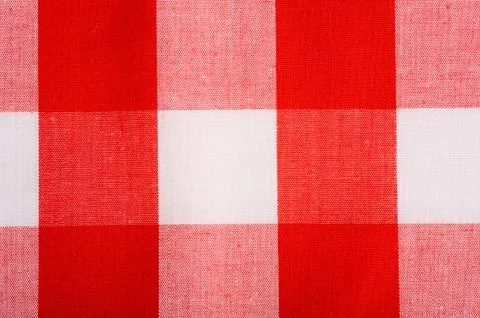 Red gingham background Stock Photos