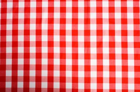 Red gingham background Stock Photos