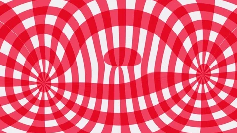 Red gingham pattern ripples Video stock 71217881