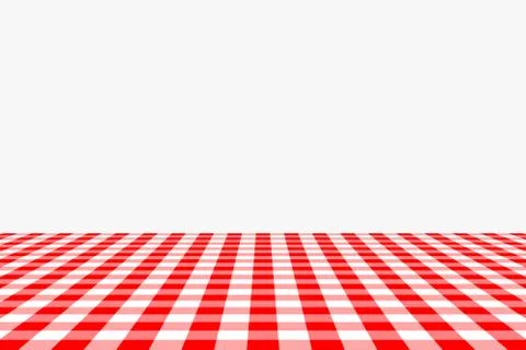 Red Gingham seamless pattern. Texture from rhombus/squares for - plaid, table Illustrazione stock