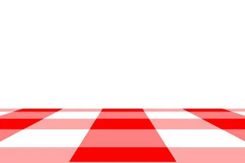 Red Gingham seamless pattern. Texture from rhombus/squares for - plaid, table Illustrazione stock