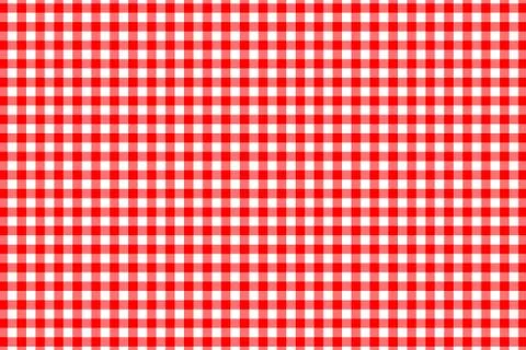 Red Gingham seamless pattern. Texture from rhombus/squares for - plaid, table Illustrazione stock
