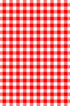 Red Gingham seamless pattern. Texture from rhombus/squares for - plaid, table Illustrazione stock