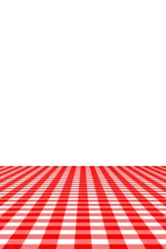 Red Gingham seamless pattern. Texture from rhombus/squares for - plaid, table Stock Illustration