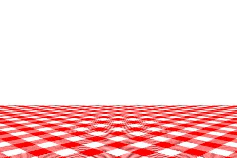 Red Gingham seamless pattern. Texture from rhombus/squares for - plaid, table Illustrazione stock
