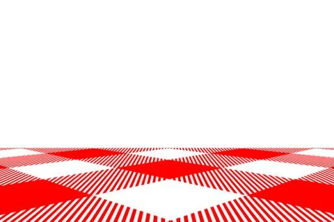 Red Gingham seamless pattern. Texture from rhombus/squares for - plaid, table Illustrazione stock