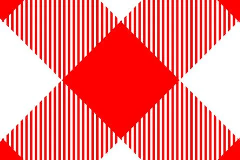 Red Gingham seamless pattern. Texture from rhombus/squares for - plaid, table Stock Illustration