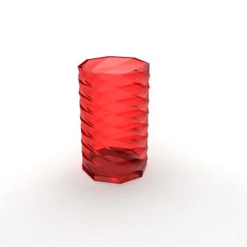 Red glass Stock Illustration