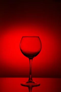 Red glasses composition Stock Photos