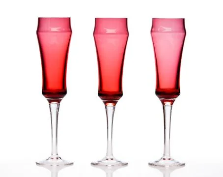 Red glasses Stock Photos