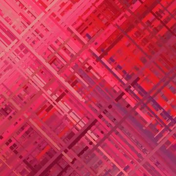 Red Glitch Background Stock Illustration