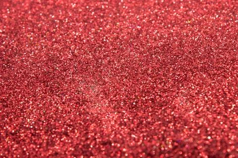 Red Glitter Background Stock Photos