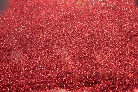 Red Glitter Background Stock Photos