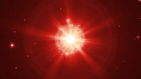 Red Glitter Flare Logo Title Reveal Animation Background Stock Footage 292032913
