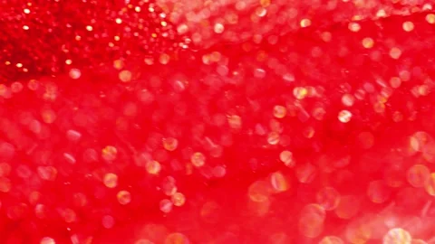 Red glitter macro background.Red shiny fabric background Stock Footage 314965960