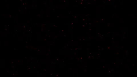 Red glitter shimmering particles moving on black background Stock-Footage 302477117
