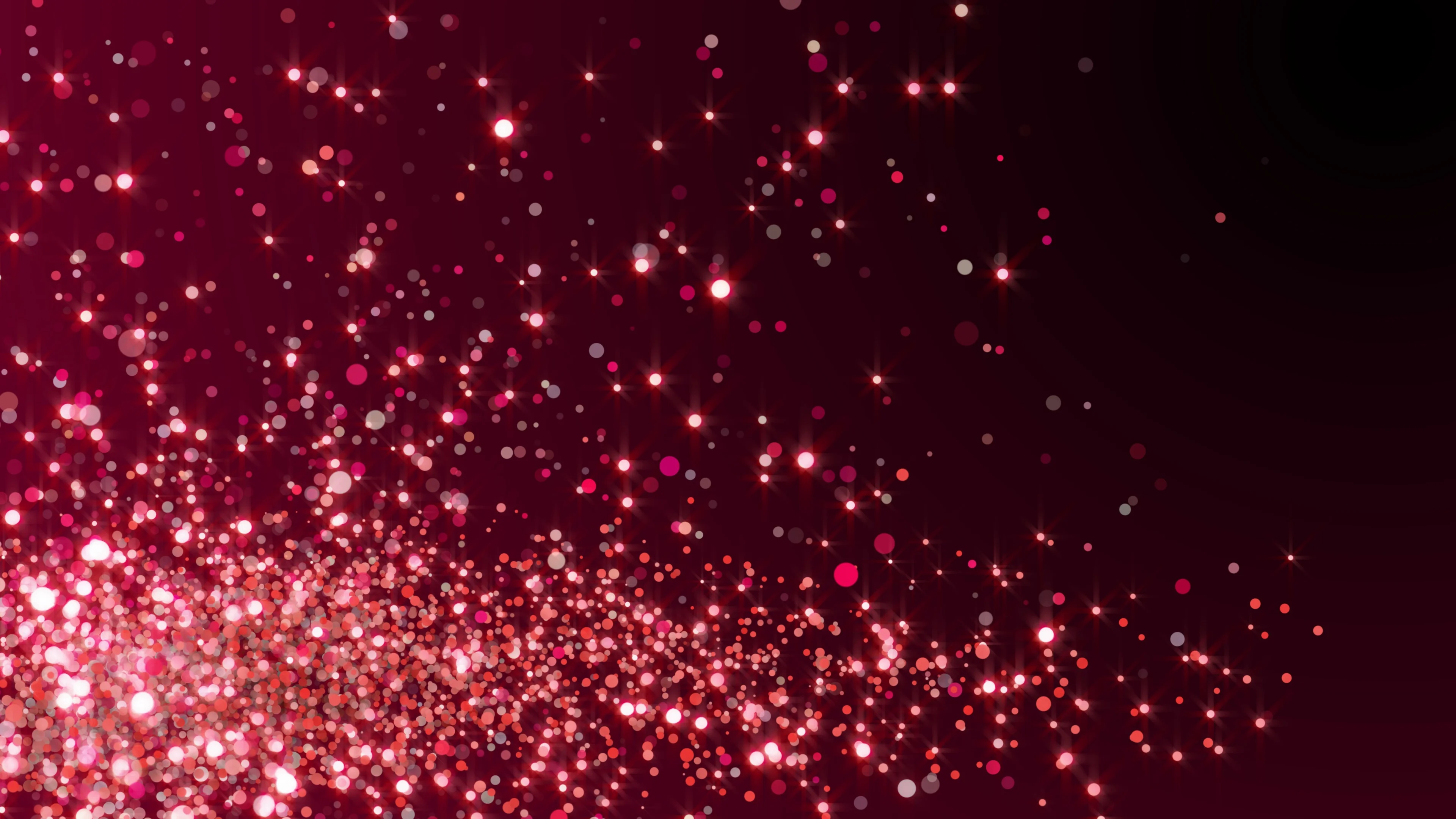 Red glitter sparkles texture on dark bac... | Stock Video | Pond5
