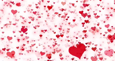 Red Glitter Sparkling Heart background. Loopable. Stock Footage 231859529