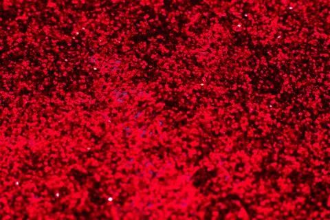 Red glitter texture. Festive sparkling sequins background closeup. Wpaper for Stock Illustration