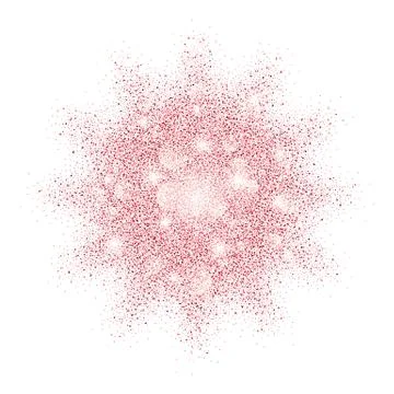 Red glitter texture splash on black background 스톡 일러스트