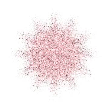 Red glitter texture splash on white background Stock Illustration