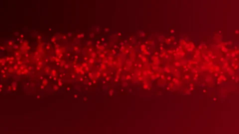 Red Glittery Particles Are Moving And Glowing 스톡 동영상 203281601