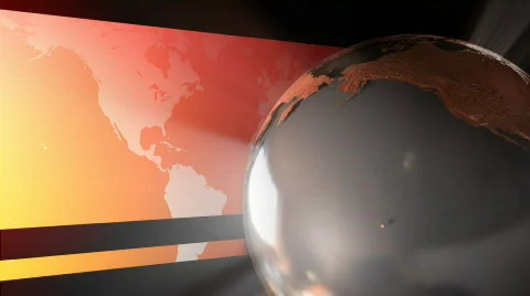Red Globe Stock Footage