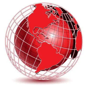 Red Globe Stock Illustration