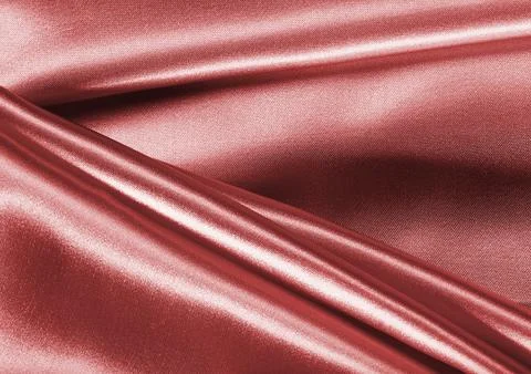 Red glossy cloth texture background. Natural textile material pattern cover.. Stock Illustration