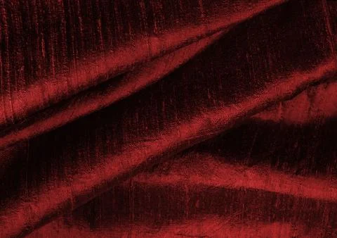 Red glossy cloth texture background. Natural textile material pattern cover.. Stock Illustration
