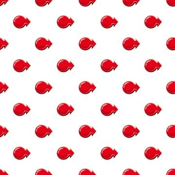 Red glossy right arrow pattern Stock Illustration