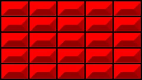 Red Glossy Tile Grid Pattern Abstract Geometric Background Stockillustratie