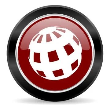 Red glossy web button イラスト素材