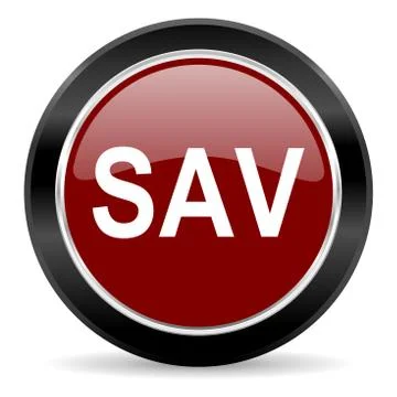 Red glossy web button Stock Illustration