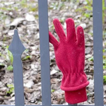 Red glove Stock Photos