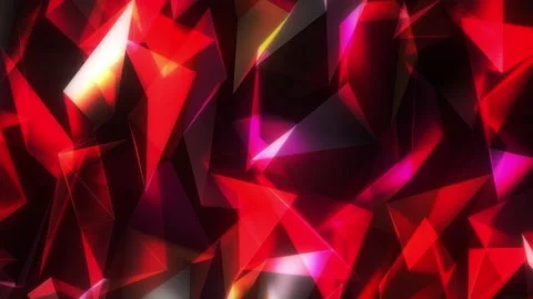 Red glow 3D mesh Connection Structure Moving Stock Footage 162935414