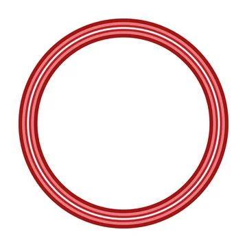 Red glow circle frame with multiple lines Stock Illustration