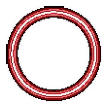 Red glow circle frame with multiple lines Stock Illustration