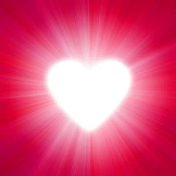 Red  with a glow Stock Photos