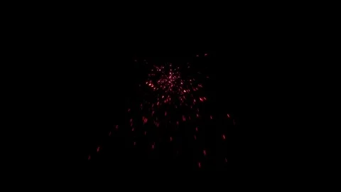 Red glow Sparkle falling down effect overlay Stock Footage 322894360