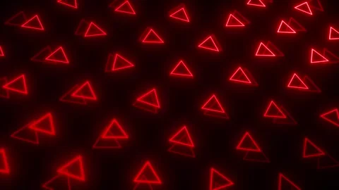 Red glowing 3d digital animation Stock Footage 303801586