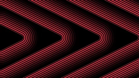Red glowing arrows pattern animation. Abstract red chevron shapes. Stock Footage 315631251