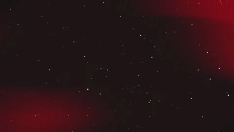 Red Glowing Background with Floating Particles and Elegant Abstract Design Stock Footage 302096933