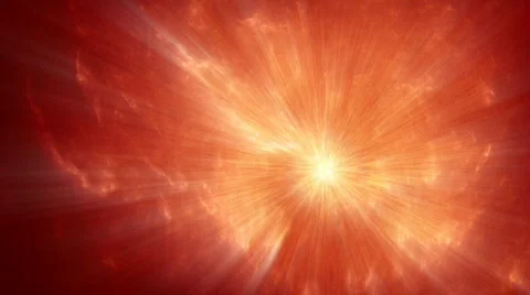 Red glowing clouds background d2405R Stock Footage 452131