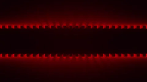 Red glowing dark text frame Stock Footage 317219261