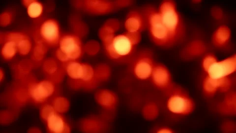 Red glowing fire coal light. Blurred background. Stock Footage 304156510