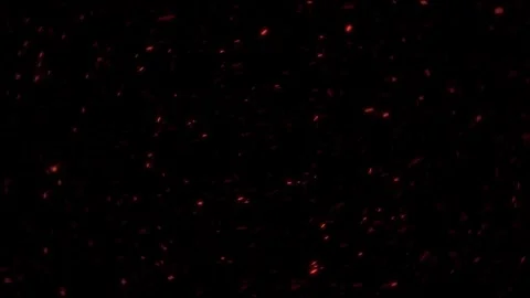 Red Glowing Fire Embers Floating Loop Motion Graphic Background 库存影片 343331039