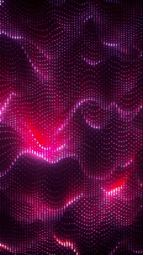 Red glowing grid Stock Footage 317524325
