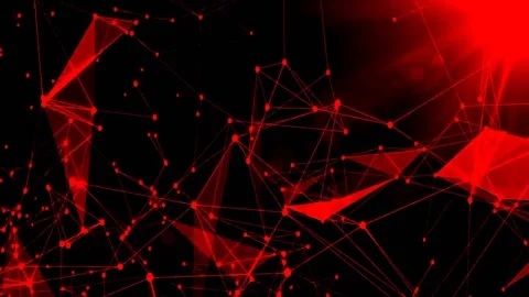 Red Glowing Lights Animation  Stock Footage 234825054